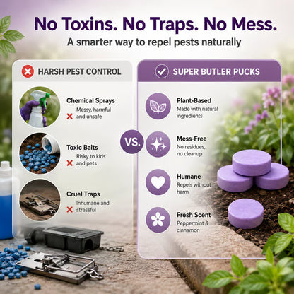 All-Natural Peppermint & Cinnamon Pest & Rodent Repellent Pucks