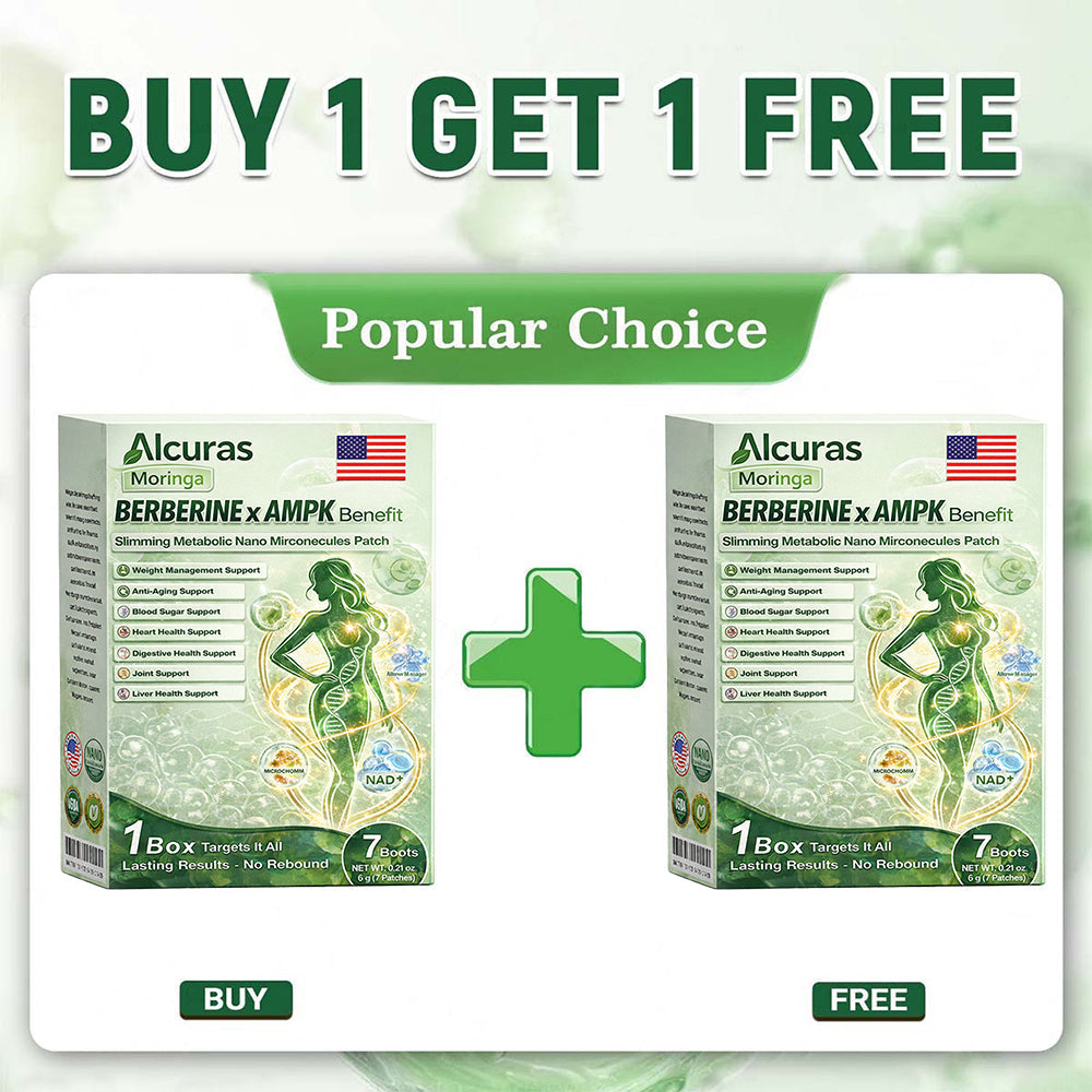 Official Store| 🧑‍⚕️Alcuras™ Moringa × Berberine × AMPK 8-Benefit Slimming & Metabolic Nano Microneedle Patch 🇺🇸  Just once a day · Visible changes in 7 days  ✅ For obesity, loose skin, diabetes, sleep apnea, joint issues, and more