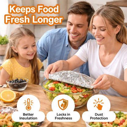 🔥Aluminum Foil Heat Shield Covers – No Plastic 🥘