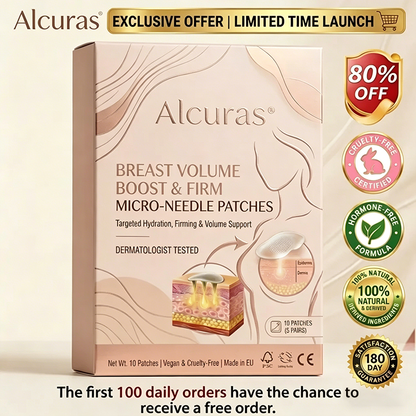 🔥Alcuras® Targeted Breast Enhancement Advanced Nano Microneedle Patch
