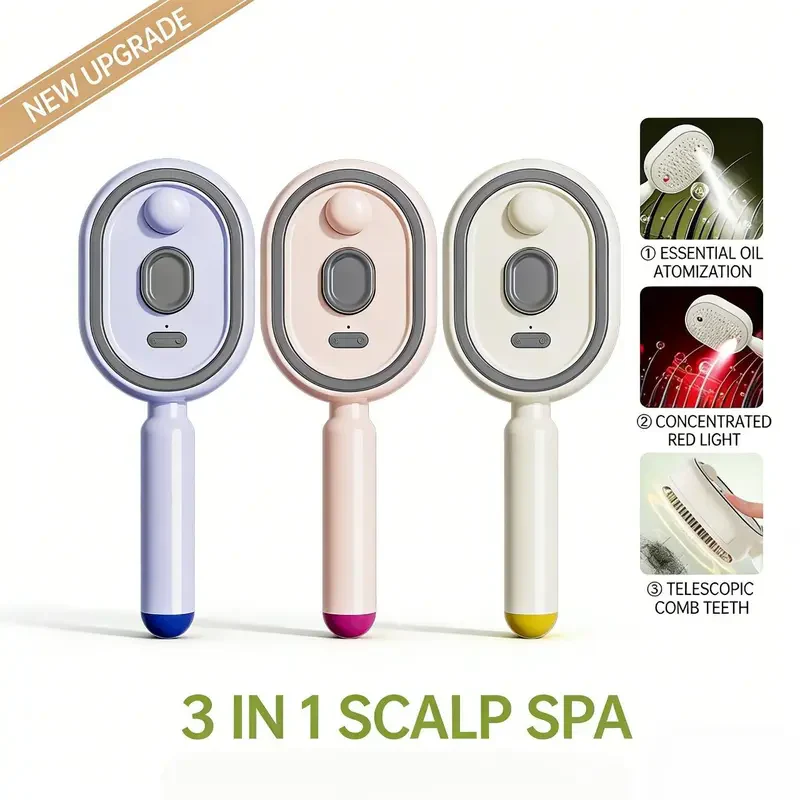 🪮Last Day 50% OFF🔥Electric Spray Air Cushion Massage Comb - Finds🔥🔥🔥