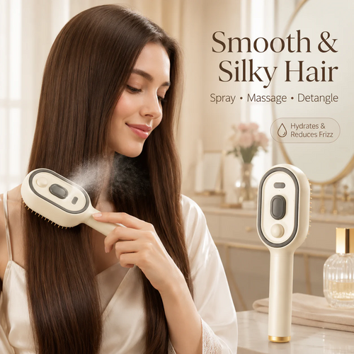 🪮Last Day 50% OFF🔥Electric Spray Air Cushion Massage Comb - Finds🔥🔥🔥